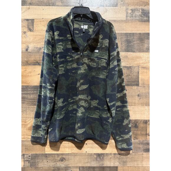 Salty Crew Men’s Ballast Quarter-Zip Fleece – Size XL - Camo - Picture 2 of 8
